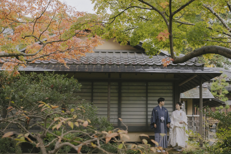 ＼ご予約急増中／紅葉シーズンのフォトウェディング♪