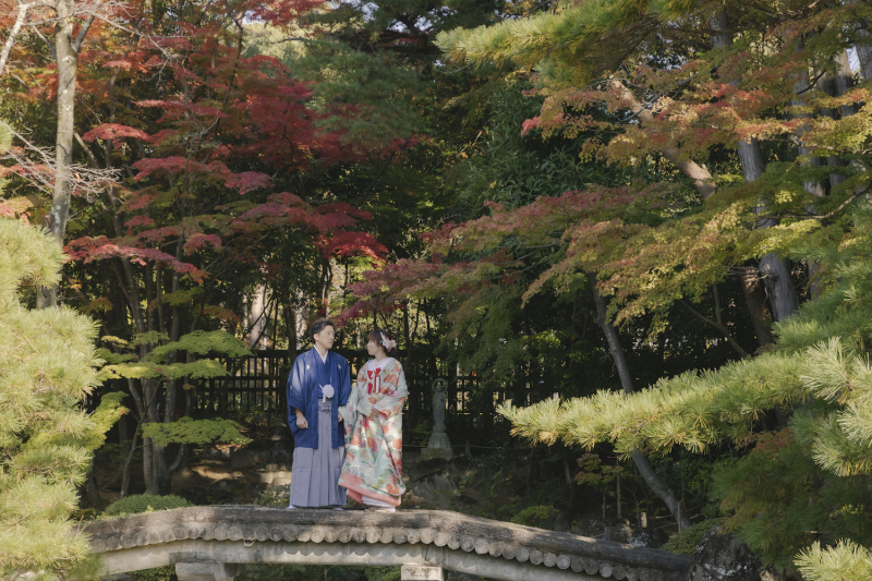\ご予約急増中/紅葉シーズンのフォトウェディング♪
