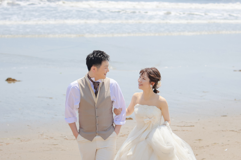 \夏といえば/綺麗な海でのフォトウェディング!