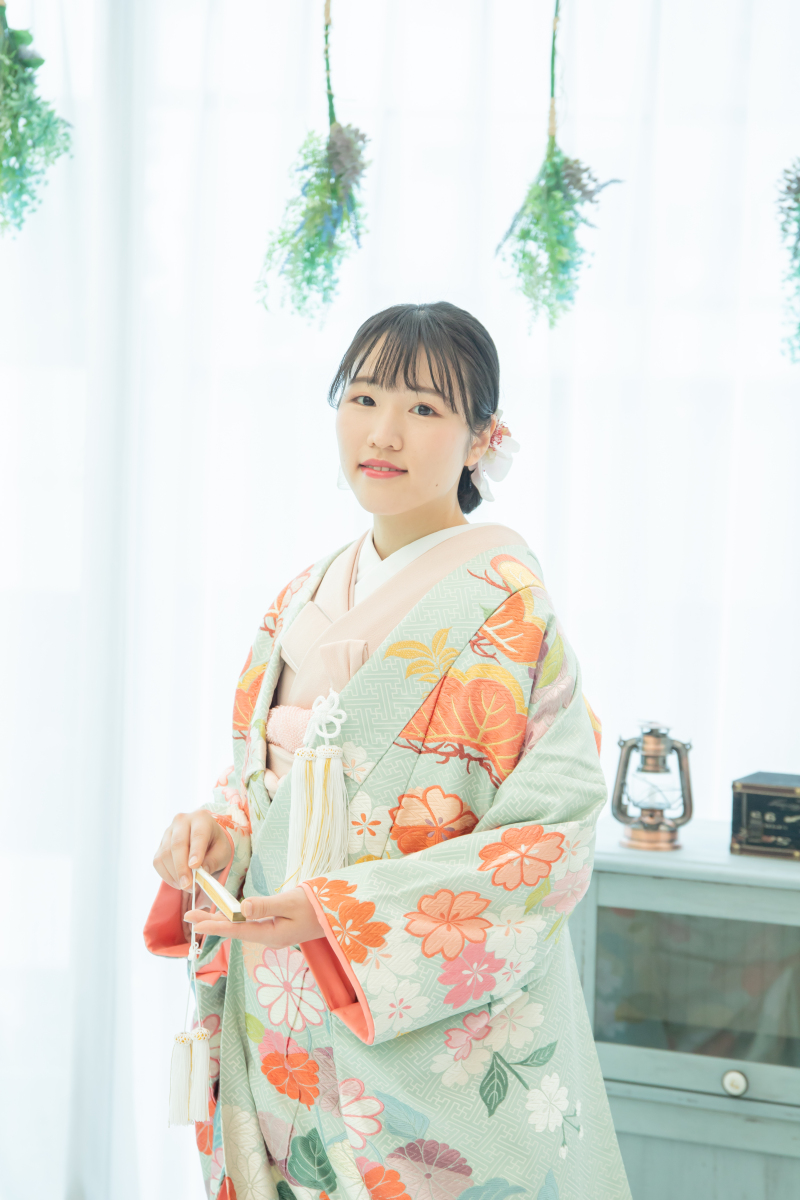 和装コーディネート＆色紋付