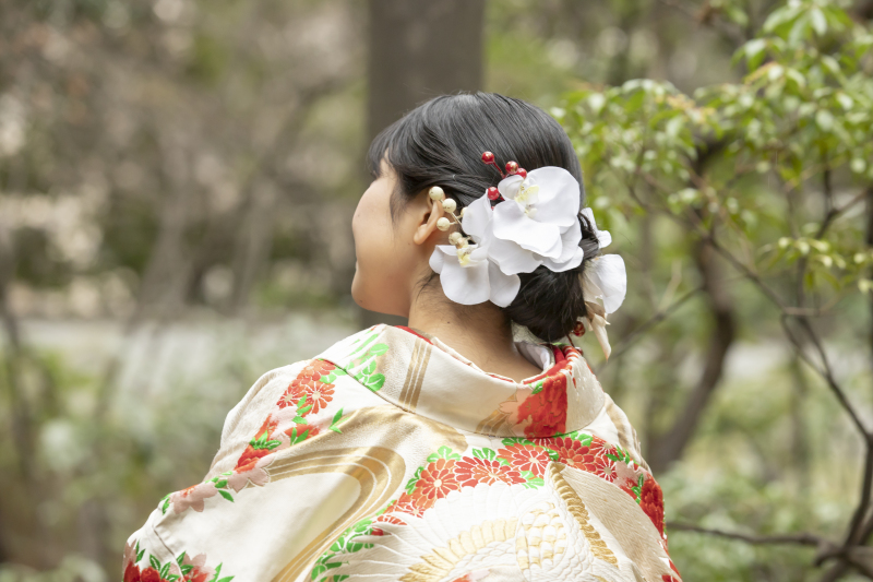 ヘアスタイルにもこだわって♪