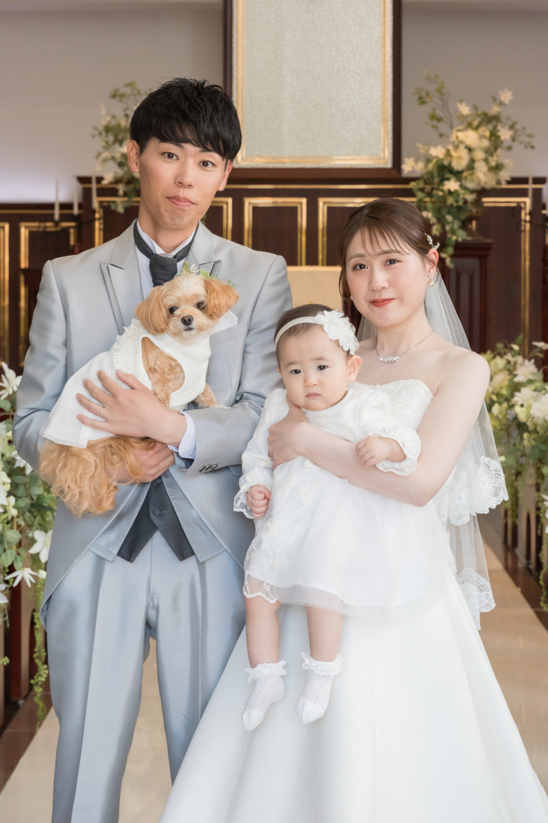 かわいい家族とも一緒に