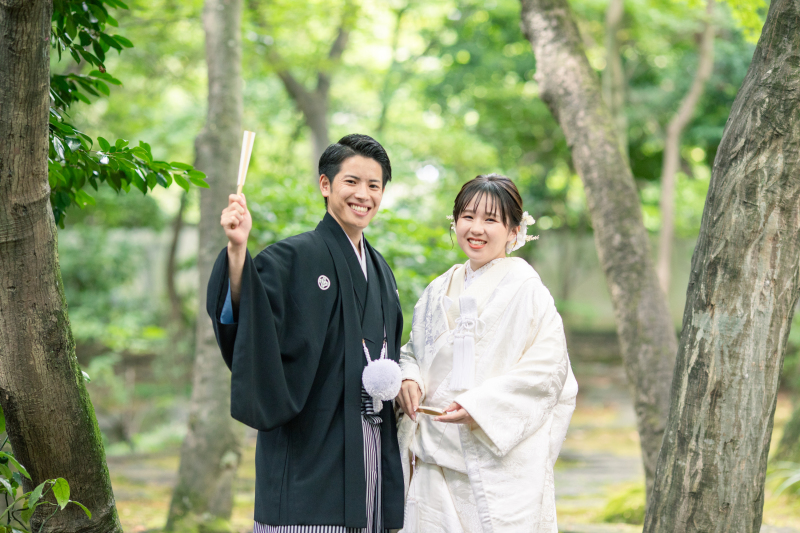 和庭園で涼しげなお写真を！　