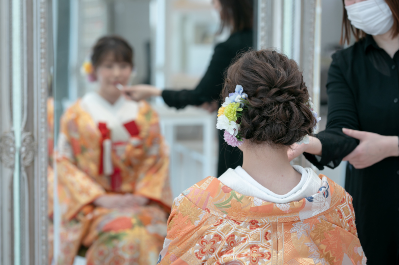 人気和装ヘアスタイル！