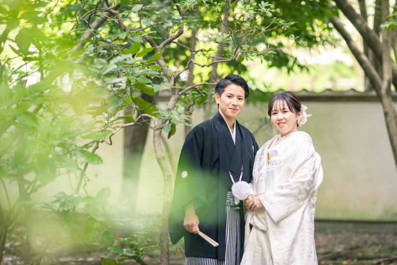 和装にぴったりな・・・!お茶室&庭園フォト