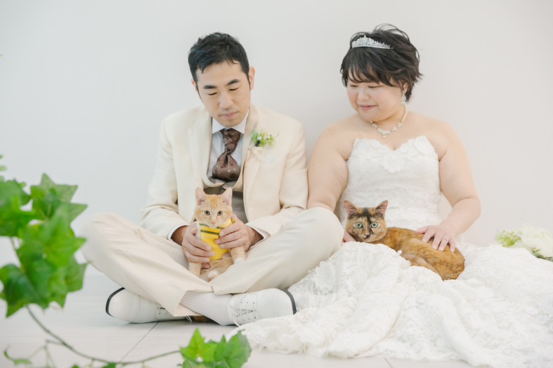 【大好きなご家族と一緒に♡】ウェディングフォト with ペット♡