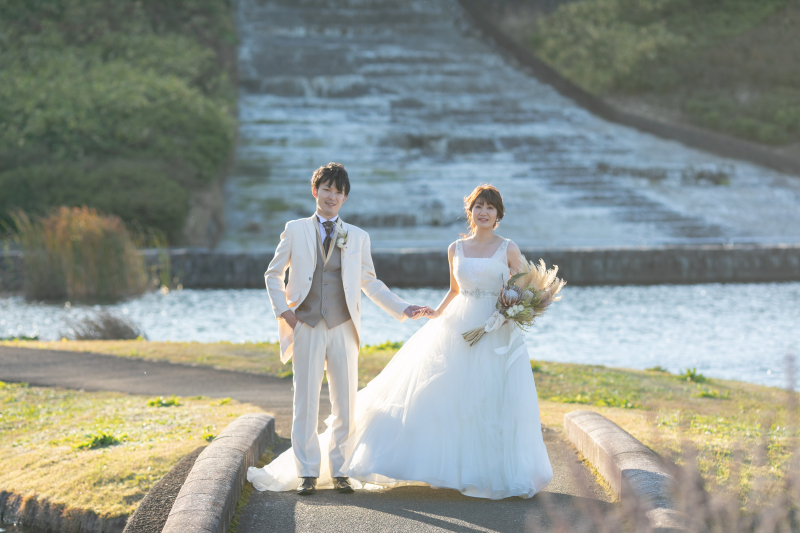 【たくさんの花々に囲まれて…♪】国営みちのく杜の湖畔公園ロケフォト♡