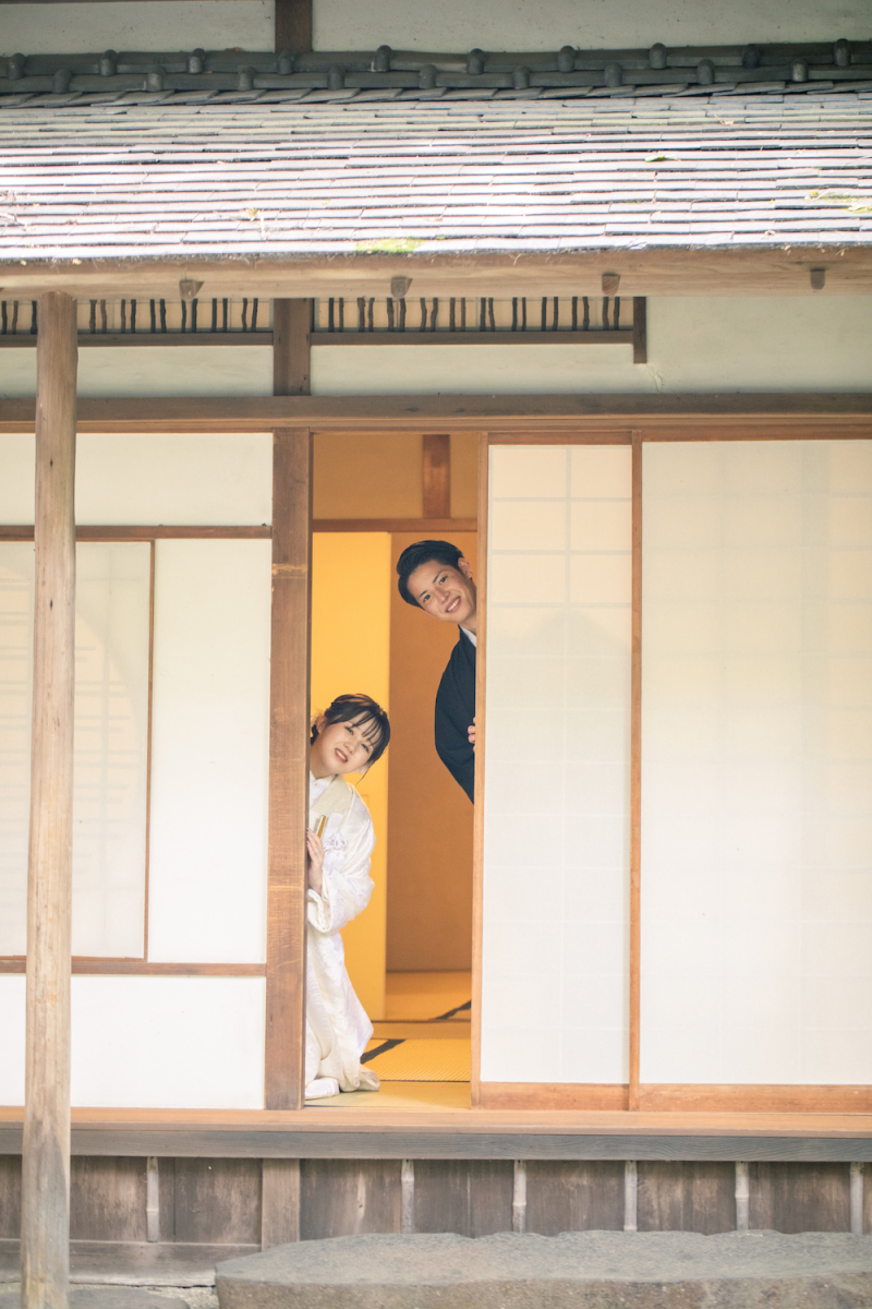 和装にぴったりな・・・!お茶室&庭園フォト