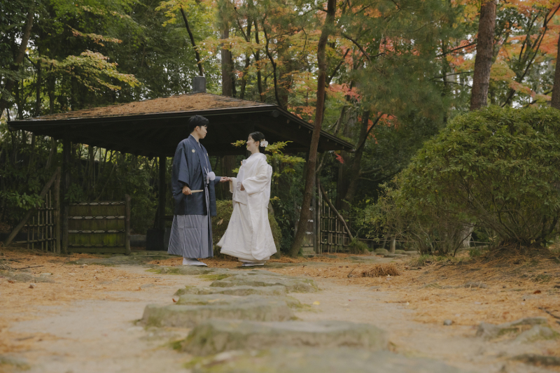 ＼ご予約急増中／紅葉シーズンのフォトウェディング♪
