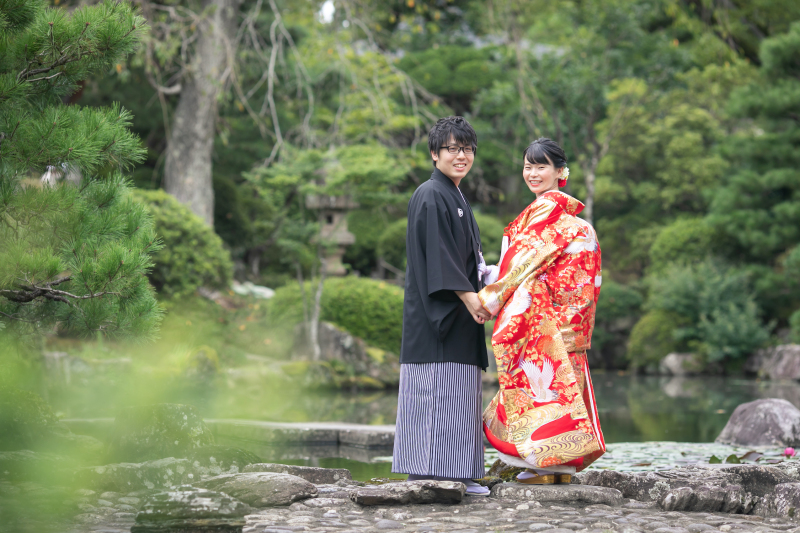四季彩鮮やかな輪王寺でしっとり大人なロケーションフォトを