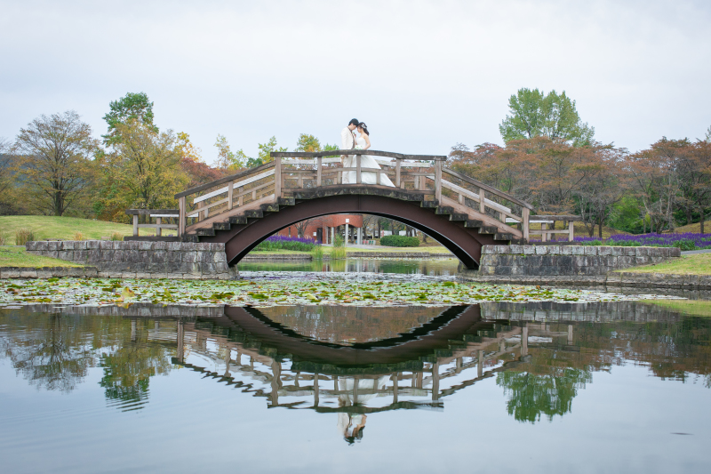 秋のみちのく湖畔公園♡（洋装）