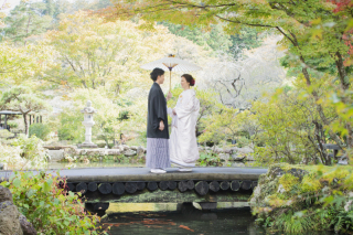 【和装フォトスポット】日本庭園撮影！