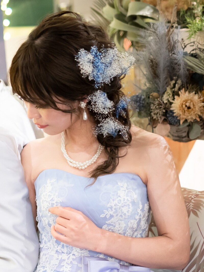 お花の髪飾り❀