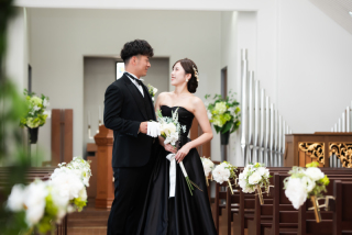 ホテル北野プラザ六甲荘でのチャペル撮影START♪