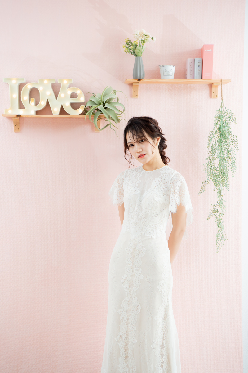 新婦様洋装ソロショット♡