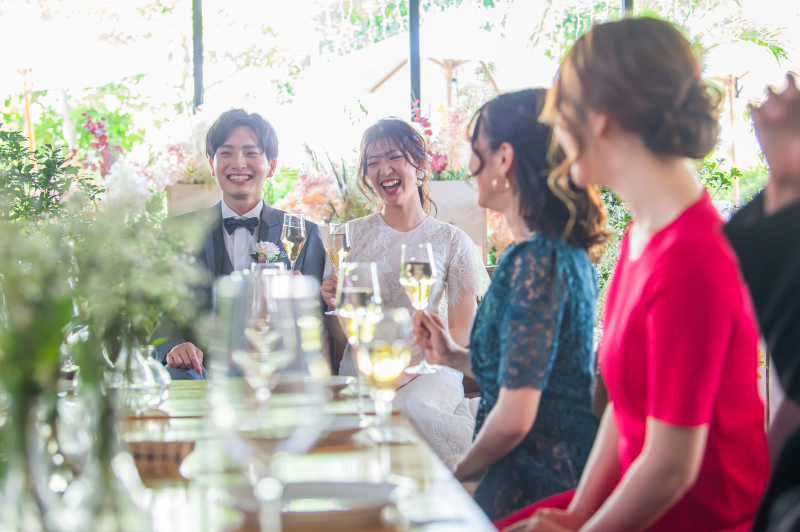 お二人の晴れ姿をご家族の方にもみて頂けます♡一緒に撮影もOKです!