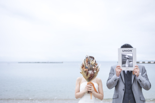 顔隠しショット♡