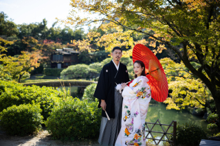 和装ロケーション撮影~相楽園~