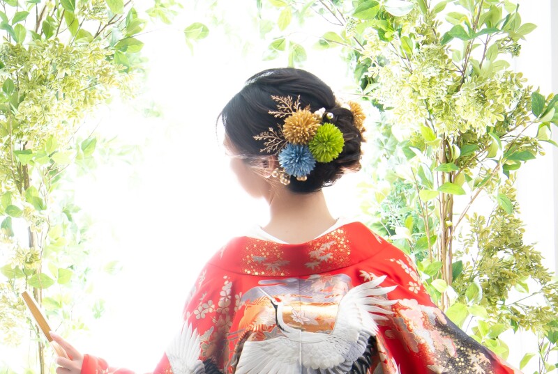 お花の髪飾り❀