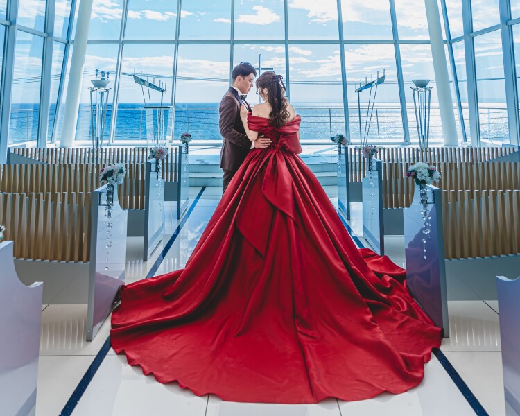 忙しくても叶う、海が見えるチャペルフォト【鎌倉】