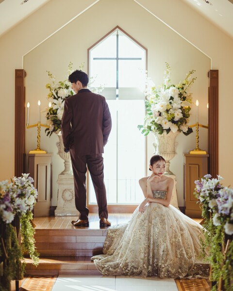 山手のチャペルで刻む、かけがえのない一枚。