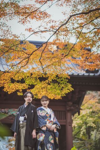 人気の紅葉ブライダルフォトはお早目に!