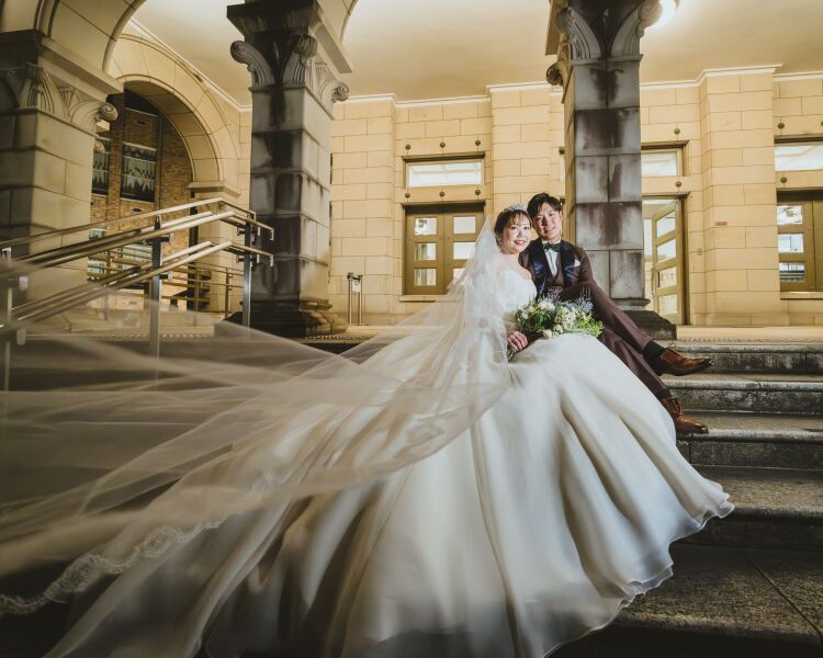 ドラマチックなベールショット♪