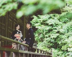 新緑の中で、特別な一瞬を【妙本寺】