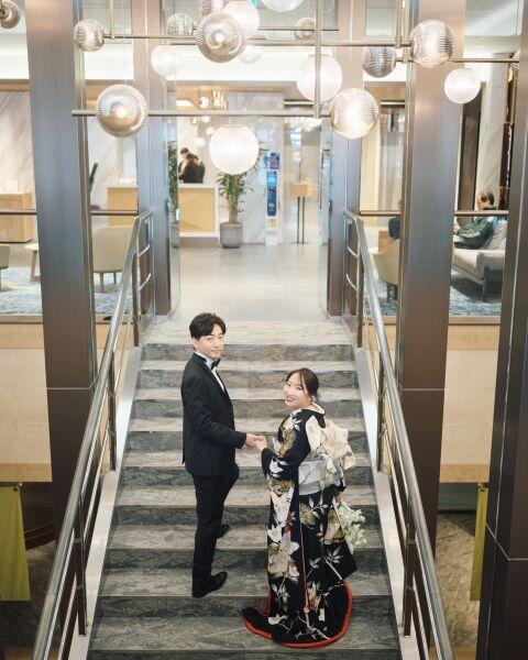 銀座のホテルを舞台に、ふたりらしさを映す【銀座】