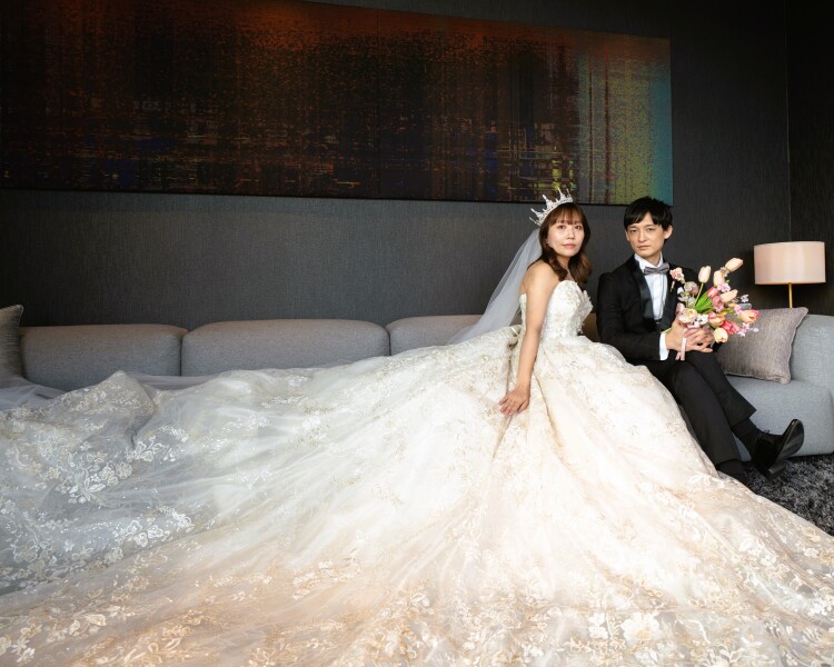 優雅に描かれるトレーンショット♪