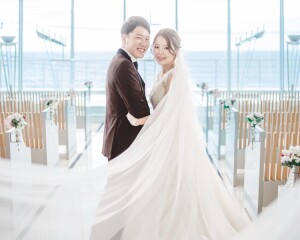 忙しくても叶う、海が見えるチャペルフォト【鎌倉】