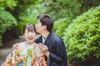 和装もオリジナルポーズで!
