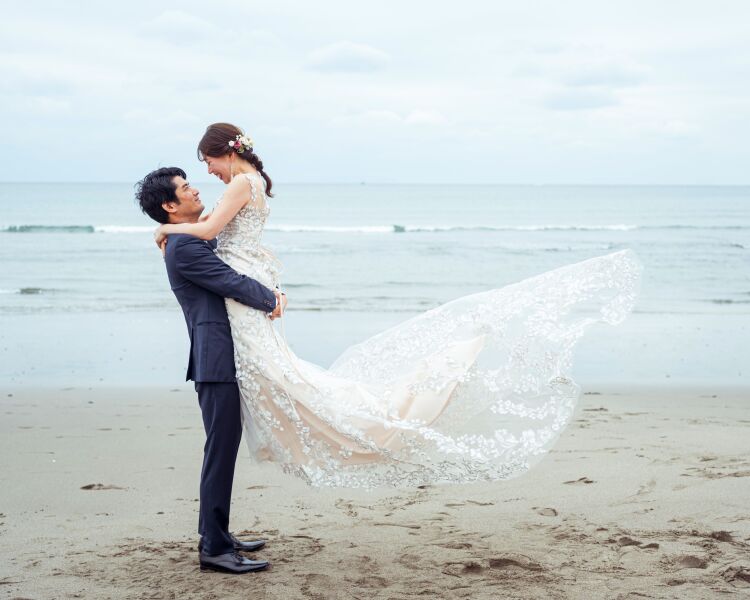 風感じるビーチフォト♪【鎌倉】