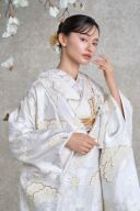 未来を紡ぐ白無垢【流水松竹梅に鶴】