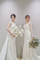 リニューアルしたフロアで友人とメモリアルフォト♪