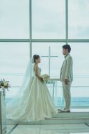 海を背景に、愛を誓うひととき【鎌倉】