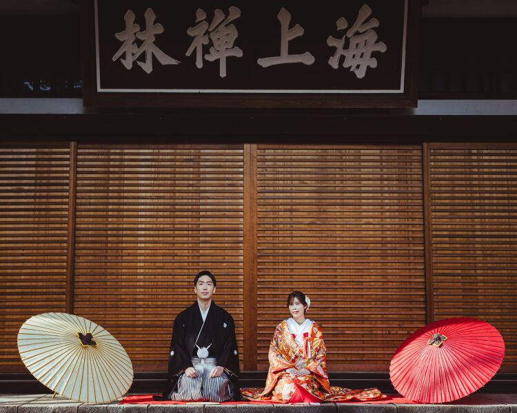彩る紅葉、高輪の寺院で特別な一枚【高輪】
