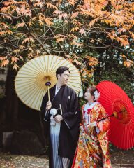 彩る紅葉、高輪の寺院で特別な一枚【高輪】