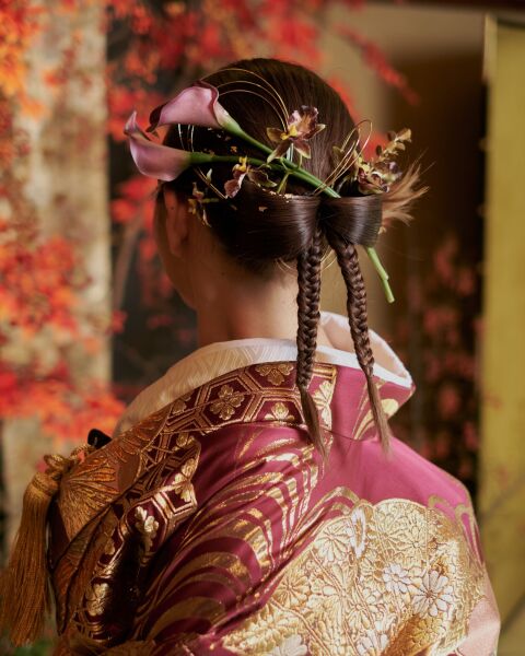 こだわりの和装ヘア♪