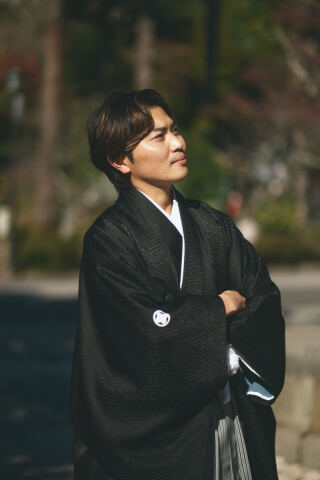 魅せる新郎ショット