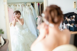 ヘッドアクセサリーやイヤリングなどプラン内で貸し出し可能◎