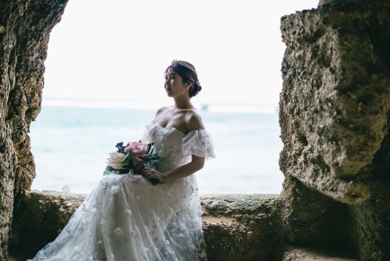 海と岬とアメリカン!ふたりだけの沖縄ウェディング:オーダーメイドSPプラン