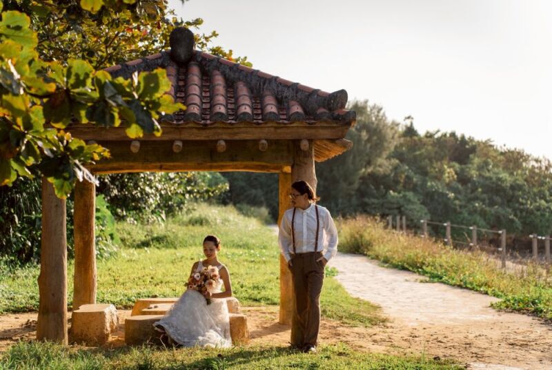 海と岬とアメリカン!ふたりだけの沖縄ウェディング:オーダーメイドSPプラン