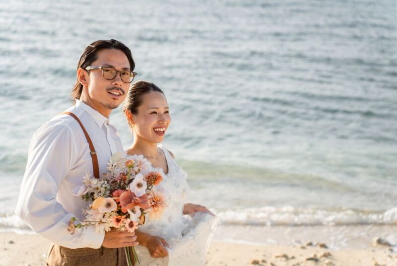 海と岬とアメリカン!ふたりだけの沖縄ウェディング:オーダーメイドSPプラン
