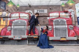 アメリカンビレッジで異国風撮影！