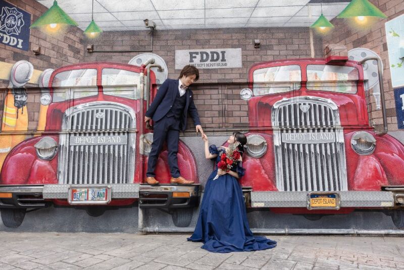 海と岬とアメリカン!ふたりだけの沖縄ウェディング:オーダーメイドSPプラン