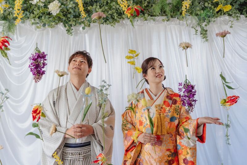 お花に囲まれて叶える心ときめくスタジオ撮影！