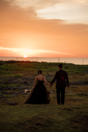 この時期しか見れないサンセット