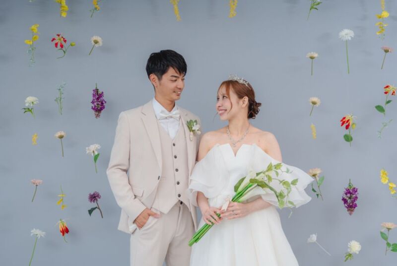 お花に囲まれて叶える心ときめくスタジオ撮影！