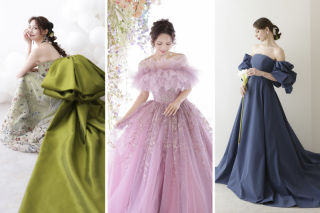 【洋装撮影】スタジオエミュで人気のカラードレス